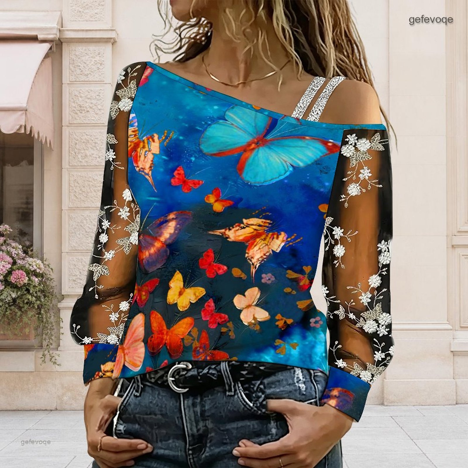 Women Off Shoulder Blouse Asym - огляд і ціна Blouse Off Shoulder