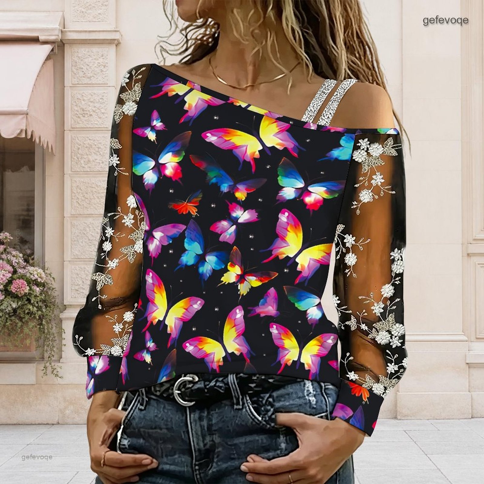 Women Off Shoulder Blouse Asym - огляд і ціна Blouse Off Shoulder