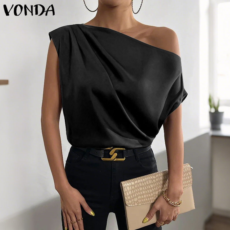 Plus Size 5XL VONDA Women Blou - огляд і ціна Blouse Off Shoulder