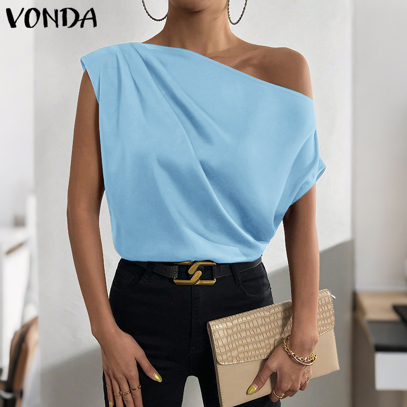 Plus Size 5XL VONDA Women Blou - огляд і ціна Blouse Off Shoulder