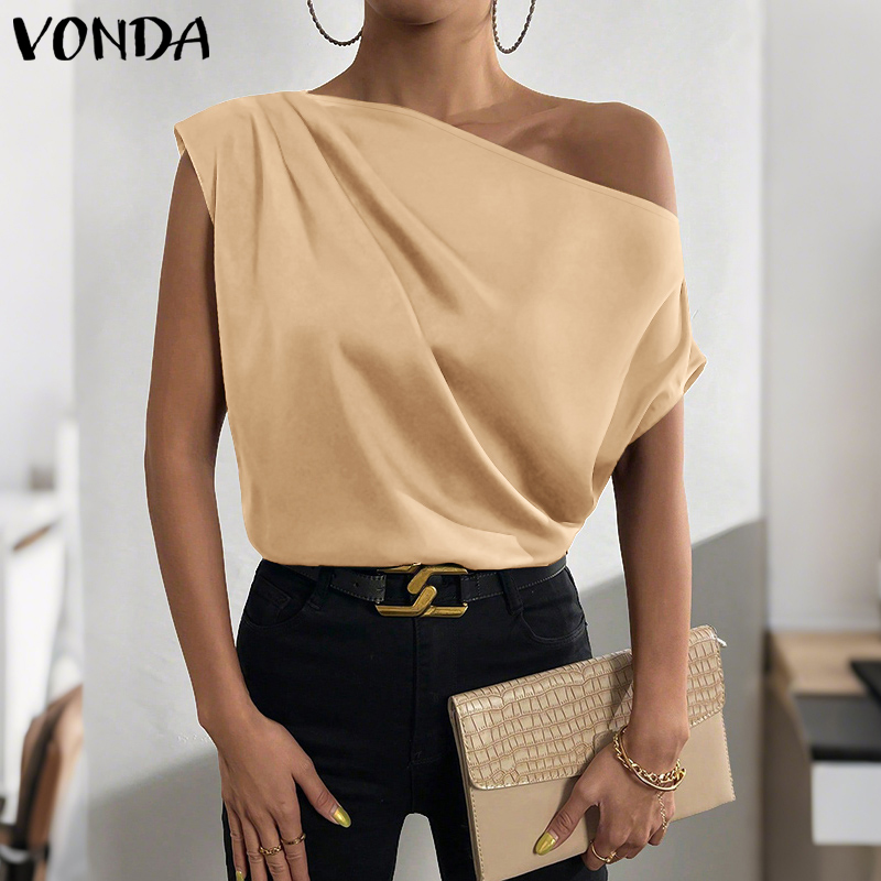 Plus Size 5XL VONDA Women Blou - огляд і ціна Blouse Off Shoulder