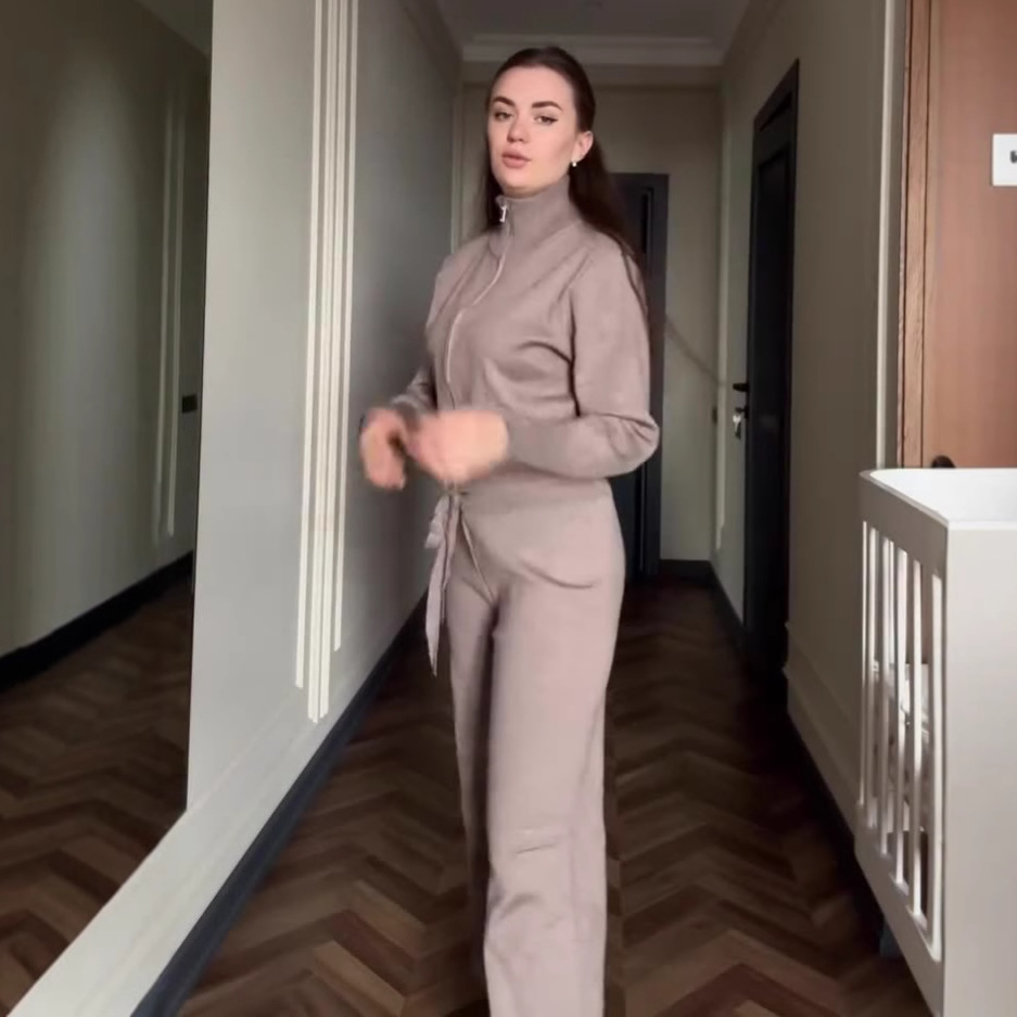 Women Matching Sets Knitted Ca - огляд і ціна Linen Pant Wide